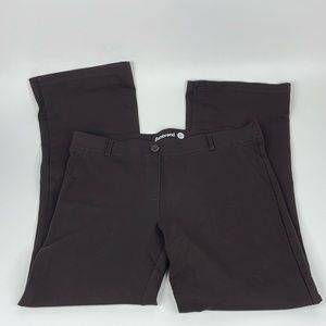 Betabrand Classic Bootcut Yoga Dress Pants dark brown size XL